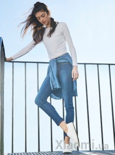 Джинсы женские Xiaomi Cottonsmith High-Stretch Slim Jeans 29 size 170/74 Blue